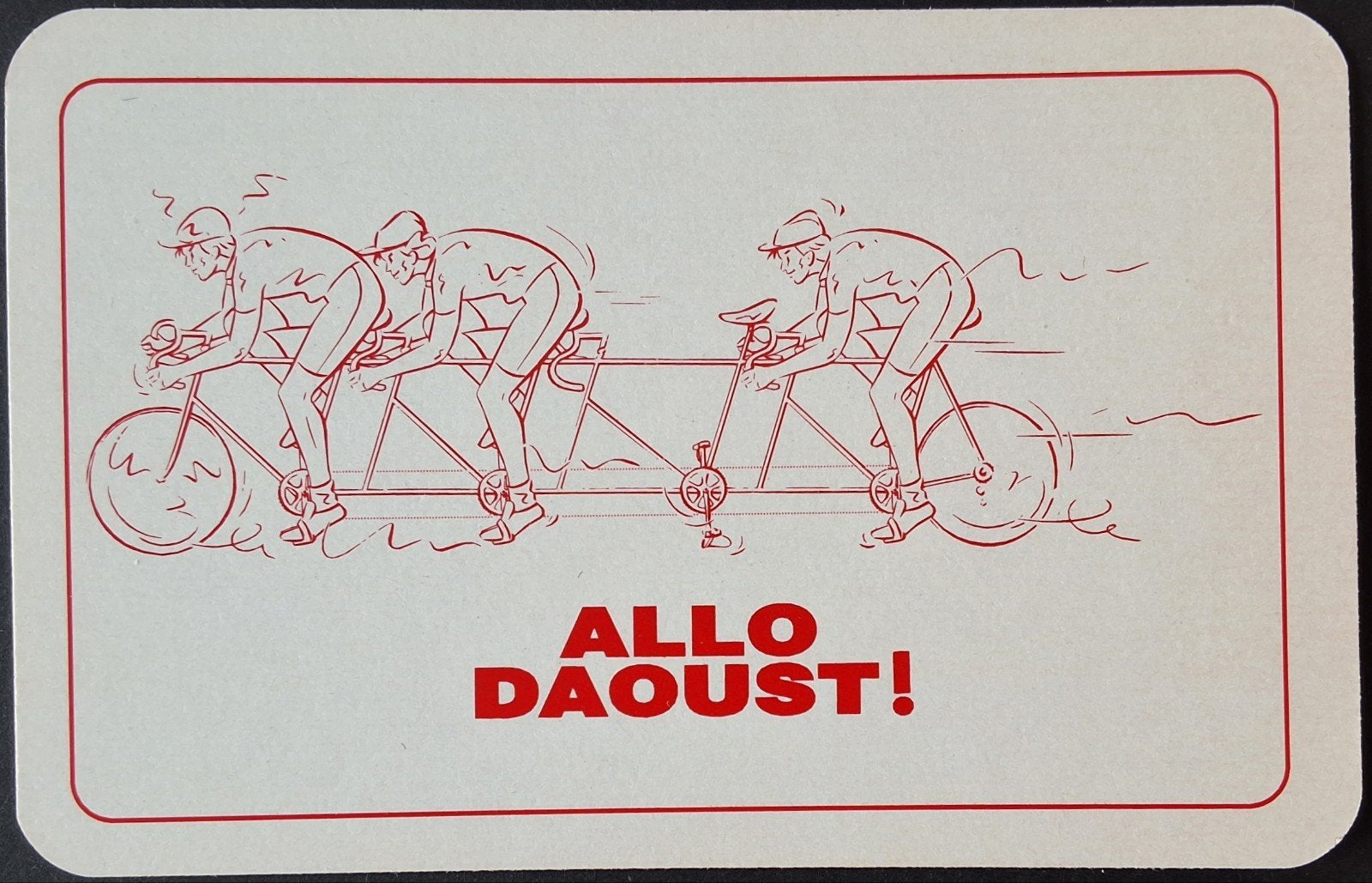 1 Speelkaart  Allo Daoust, Enlèvement ou Envoi
