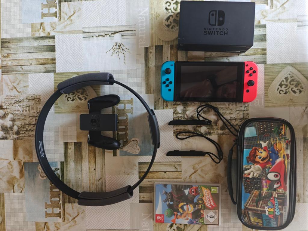 Nintendo switch met ring fit adventure, Enlèvement