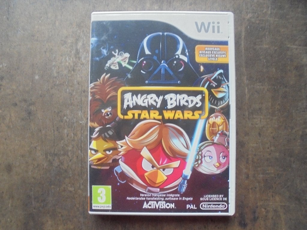 Angry Birds Star Wars voor Wii (zie foto's), Consoles de jeu & Jeux vidéo, Enlèvement ou Envoi, 1 joueur, Aventure et Action, Utilisé