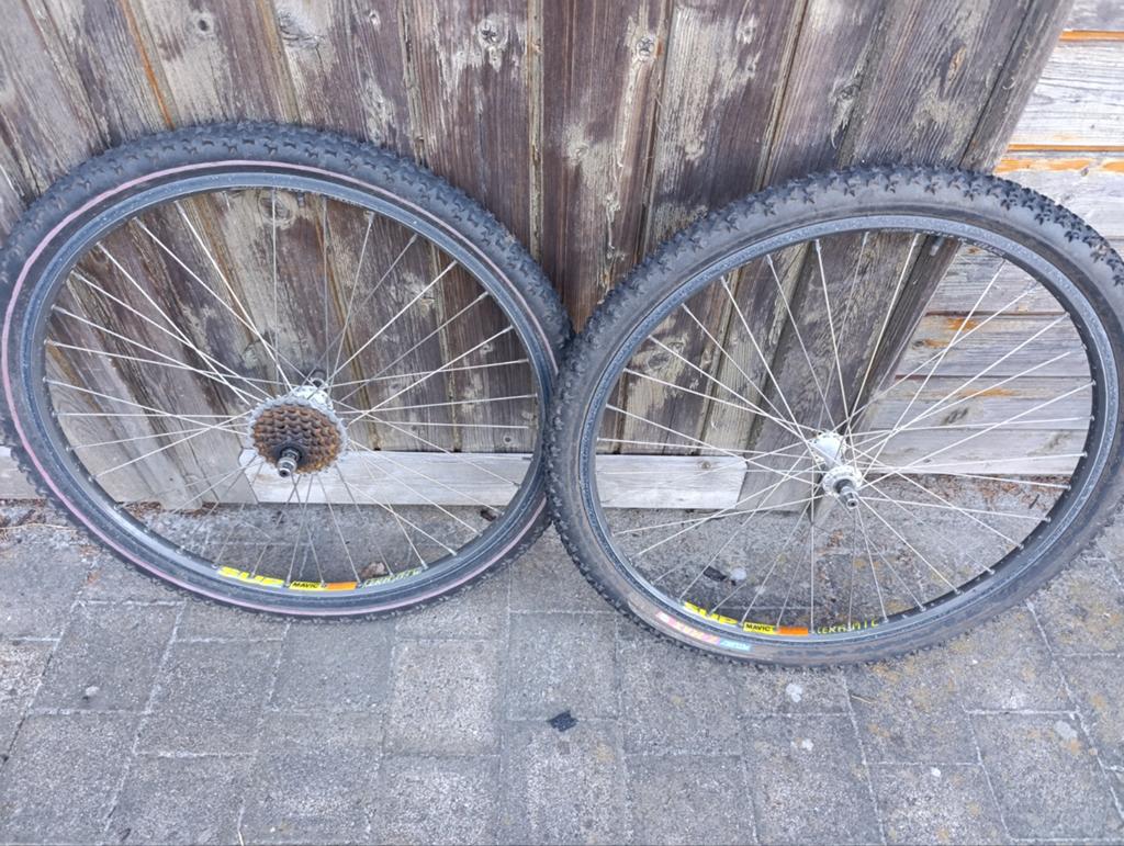 Mtb wielen 26 inch, Fietsen en Brommers, Fietsonderdelen, Ophalen