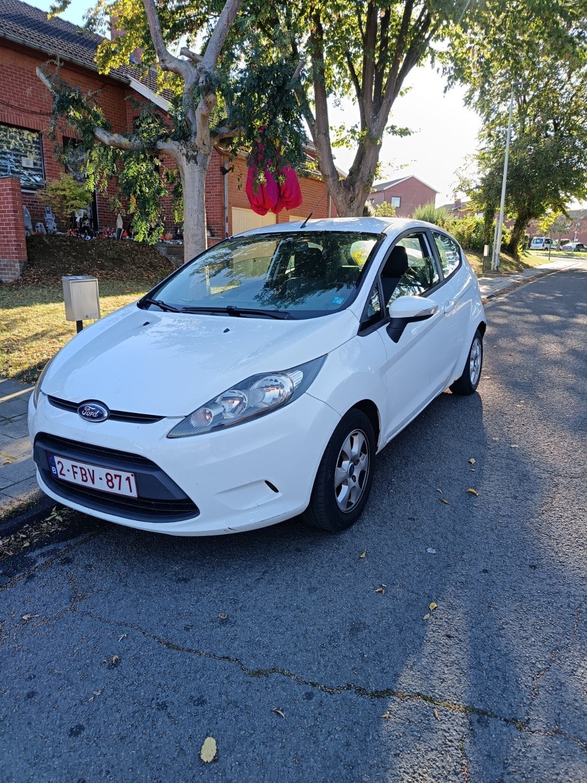 Ford fiesta 1.6 tdci 95ch, Auto's, Stof, Wit, Particulier, Fiësta