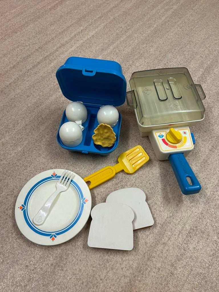 Fisher price ontbijt set vintage, Ophalen of Verzenden