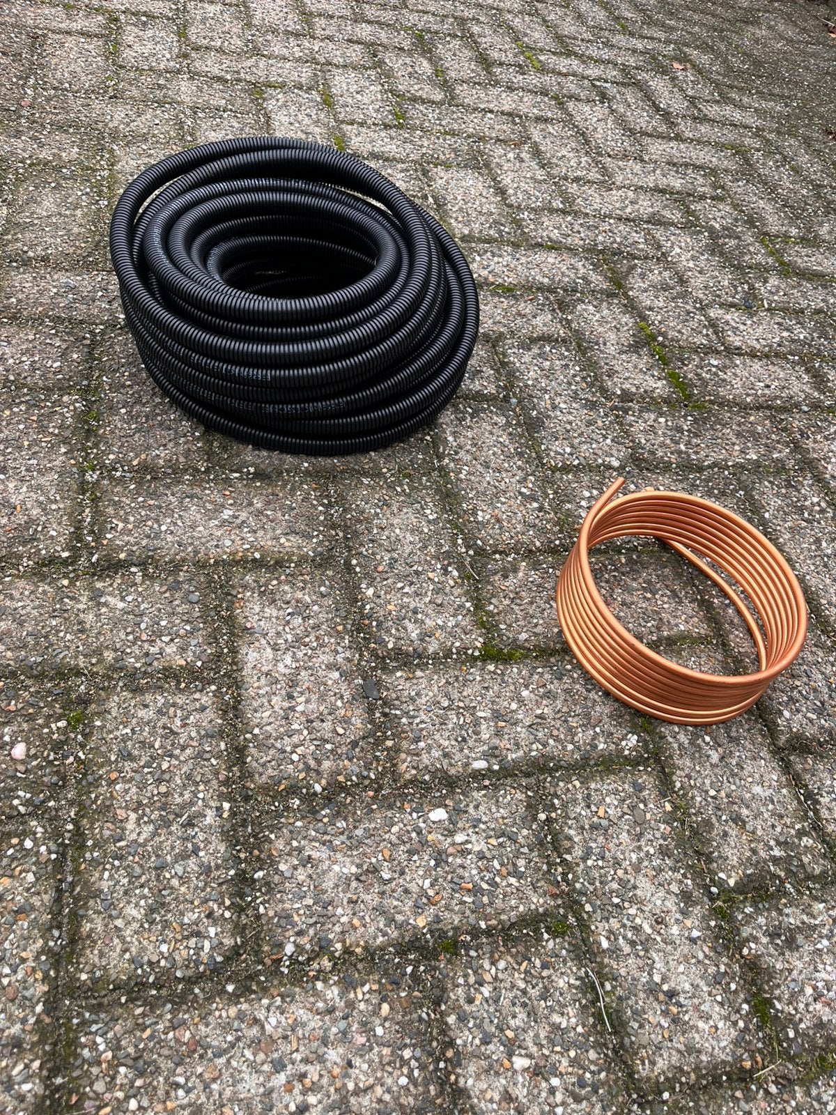 Te koop Armaflex, koperen gasbuis, wrapfolie en kabelmantel, Ophalen, Zo goed als nieuw