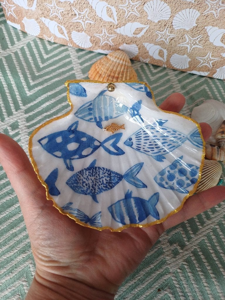 Coquilles saint Jacques vide poche ou deco .Differents types, Maison & Meubles, Neuf, Enlèvement, Multicolore, Autres styles