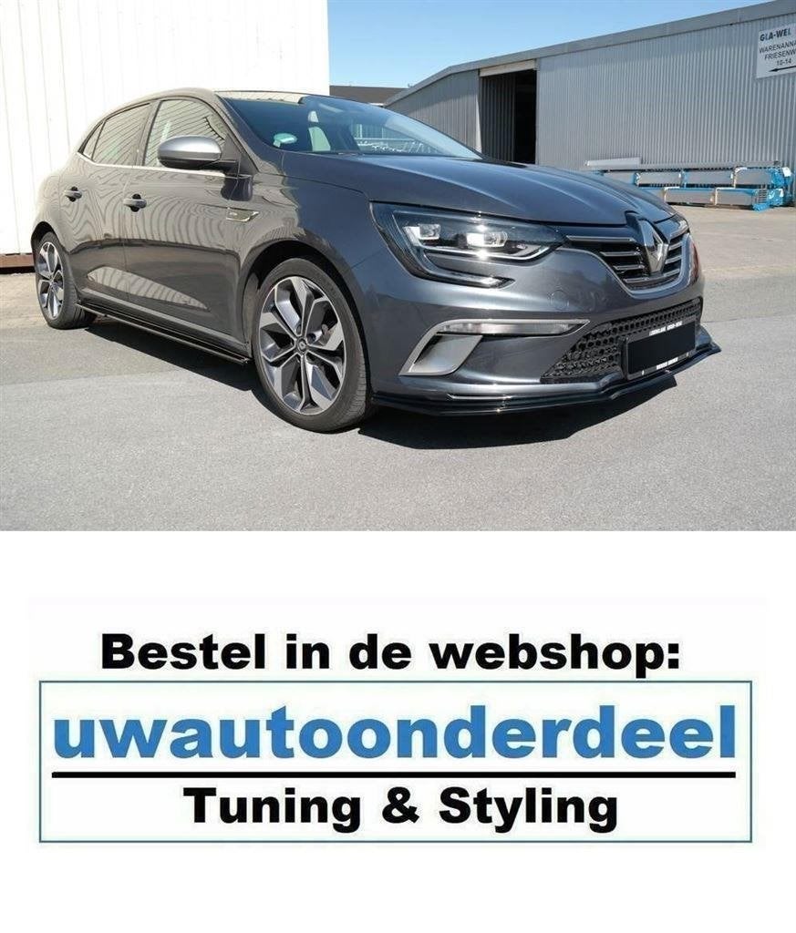 Maxton Design Spoiler Lip Splitter Styling Voor Renault Mega, Verzenden