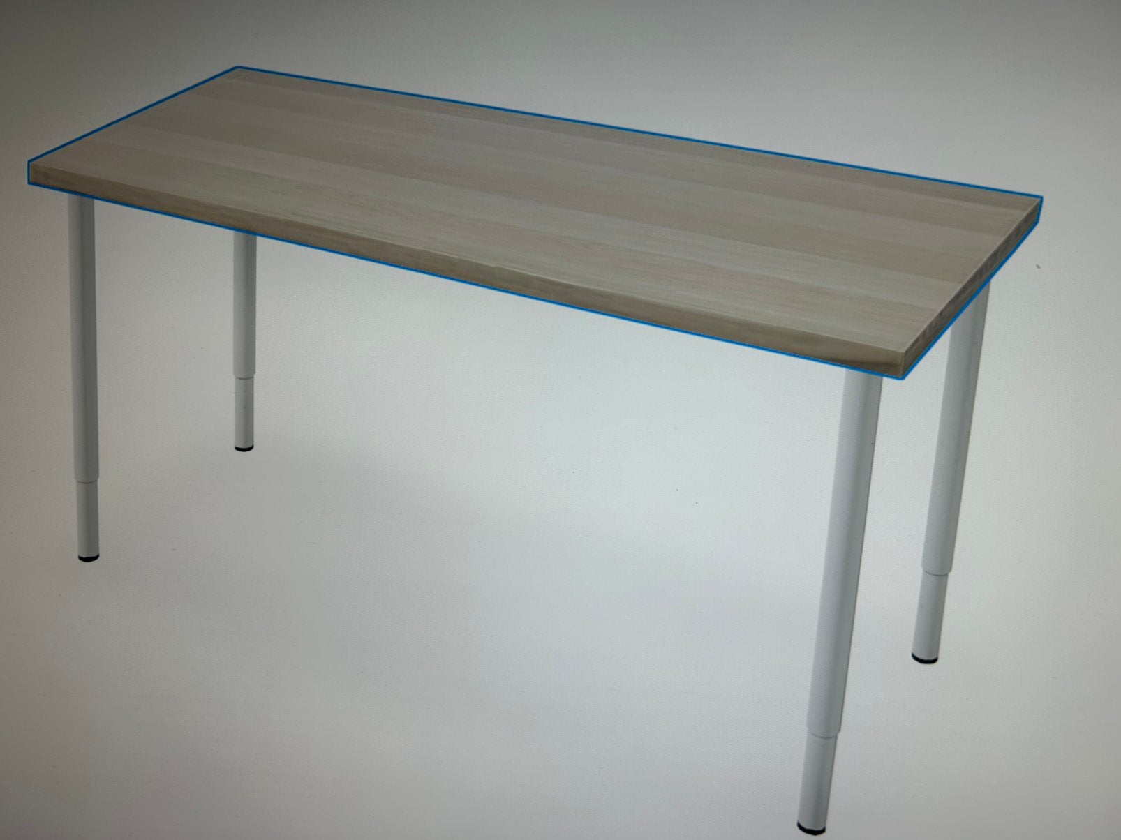 Bureau IKEA 140x60cm, Huis en Inrichting, Ophalen, Gebruikt, Bruin, IKEA