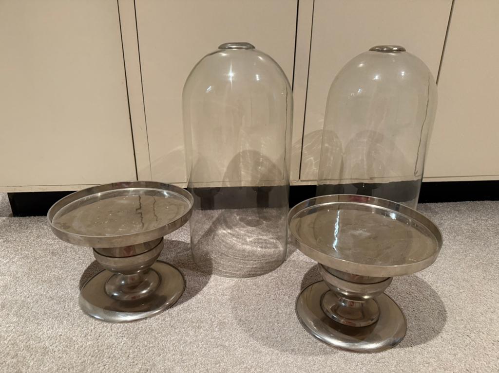 2 grote stolpen, Huis en Inrichting, Woonaccessoires | Stolpen, Ophalen, Zo goed als nieuw