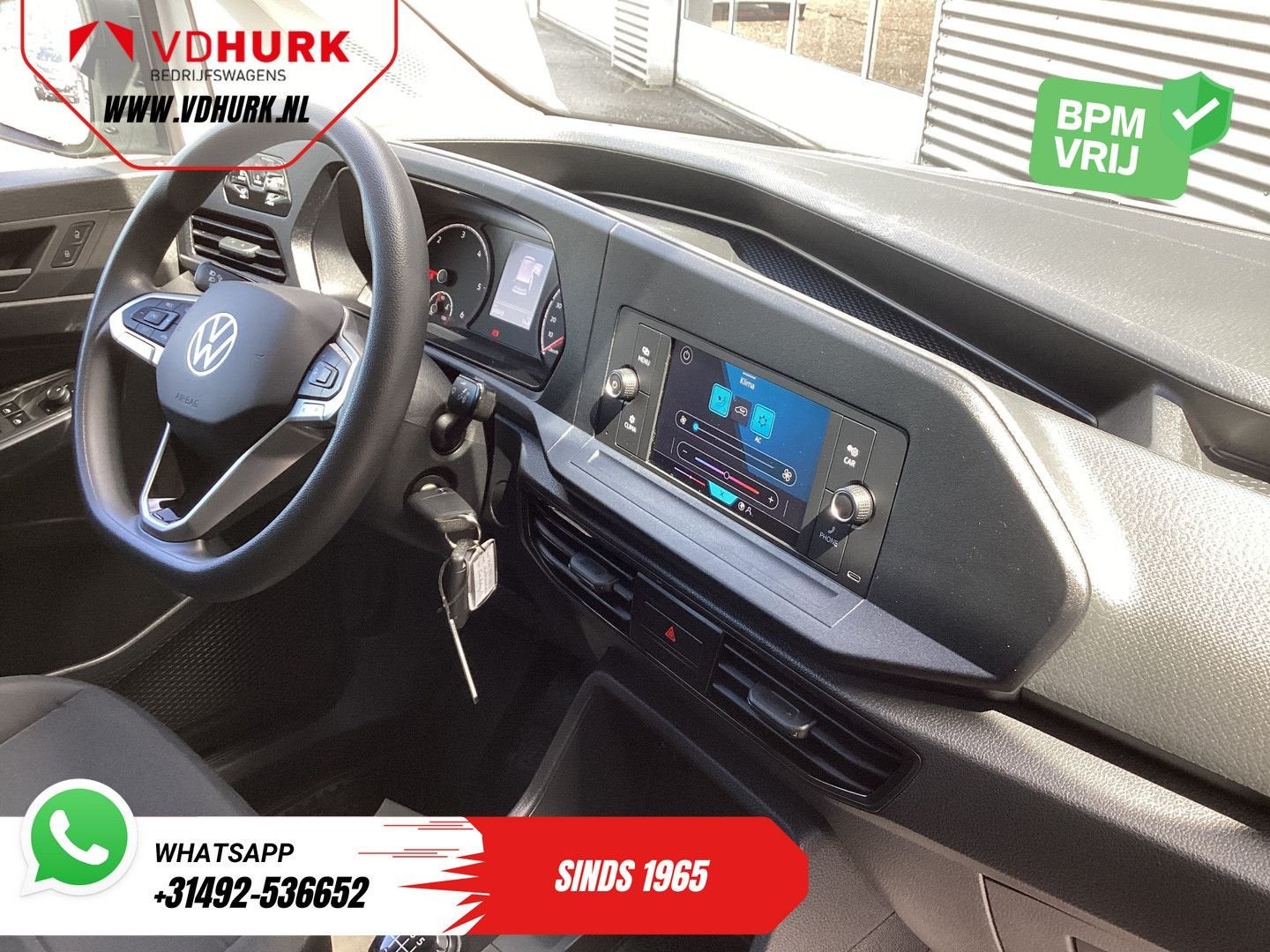 Volkswagen Caddy Cargo 2.0 TDI 100 pk Omvormer/ Sortimo/ Cru, Electronic Stability Program (ESP), Wit, Bedrijf, Te koop