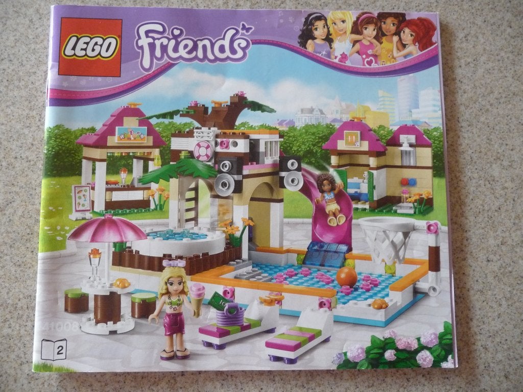 Lego Friends 41008 Heartlake zwembad, Lego, Ophalen of Verzenden, Zo goed als nieuw, Complete set
