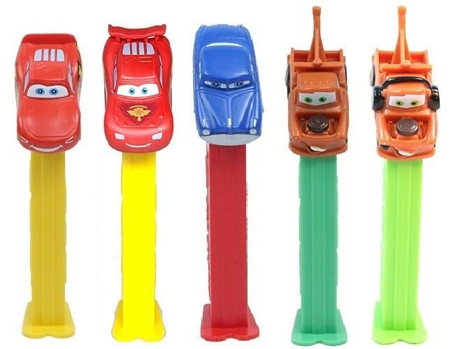 5 distributeurs PEZ Cars - Disney - Pixar, Enlèvement ou Envoi, Comme neuf