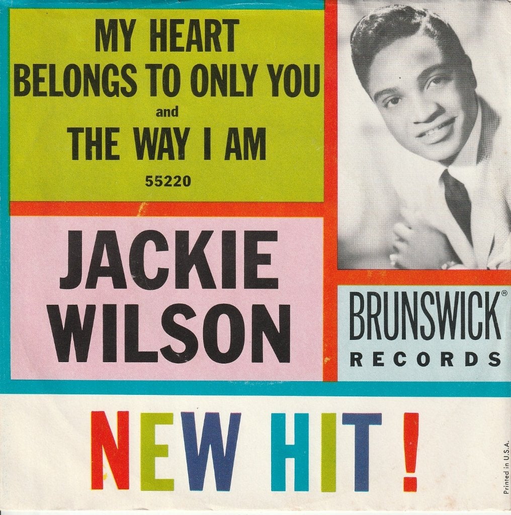 Jackie Wilson - The way I am / My heart belongs to only you, CD & DVD, Vinyles Singles, R&B et Soul, 7 inch, Comme neuf, Pressage original