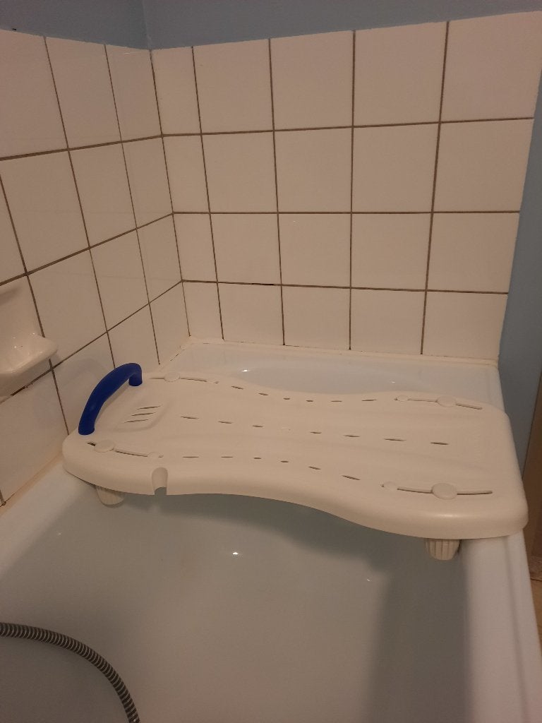 badplank, Huis en Inrichting, Ophalen, Zo goed als nieuw, Wit, Douche-accessoire