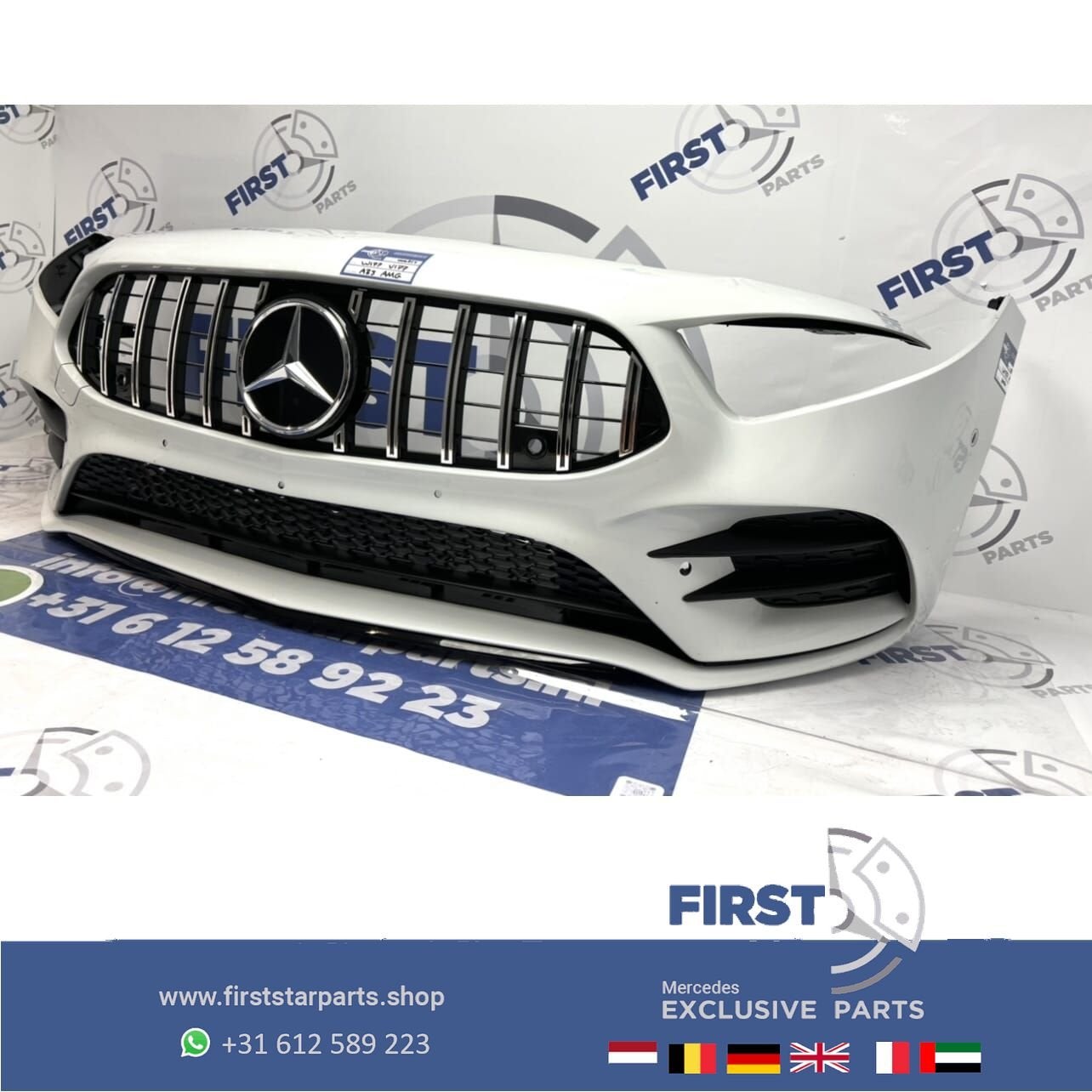 W177 V177 AMG VOORBUMPER ORIGINEEL Mercedes A Klasse BUMPER, Auto-onderdelen, Gebruikt, -, Voor, Ophalen of Verzenden