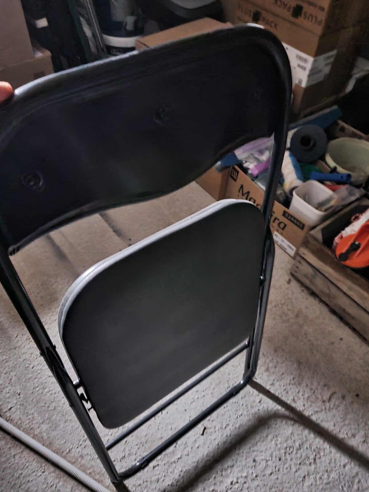 12x plooistoelen zwart, Ophalen
