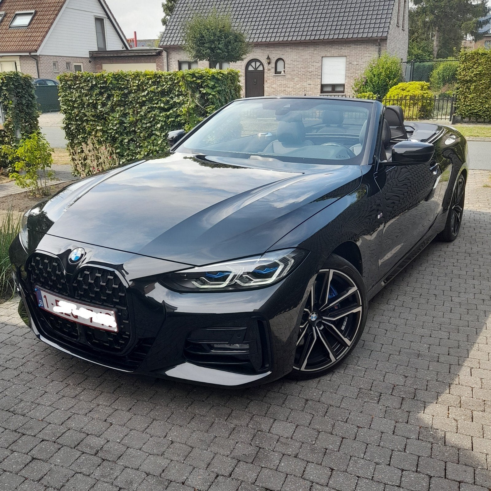 BMW 430i Cabrio M-Sport, Achterwielaandrijving, 4 cilinders, Cabriolet, Zwart