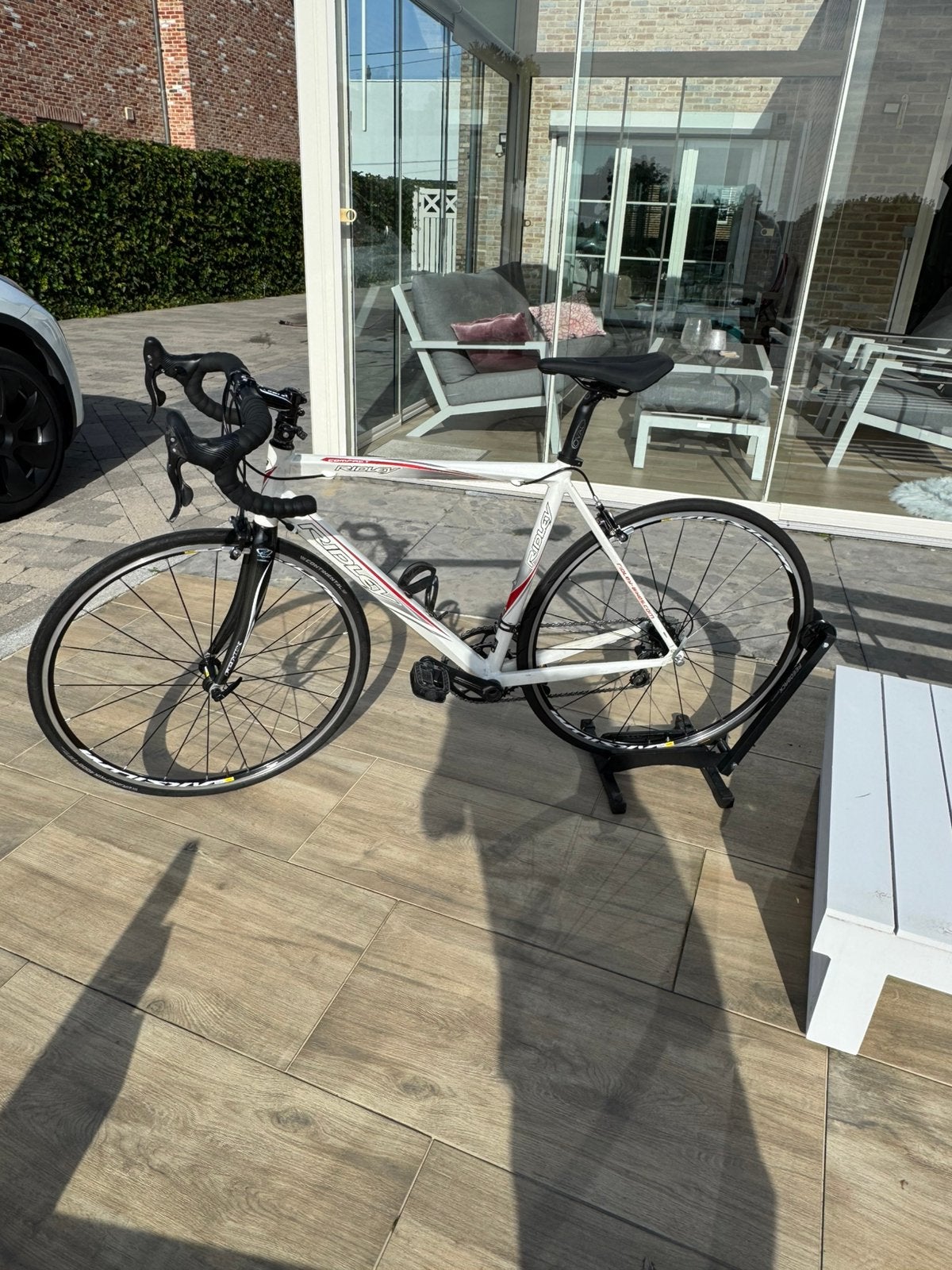 Koersfiets Ridley compact ( mooie racefiets ) maat : 52, Heren, 49 tot 53 cm, Zo goed als nieuw, 15 tot 20 versnellingen