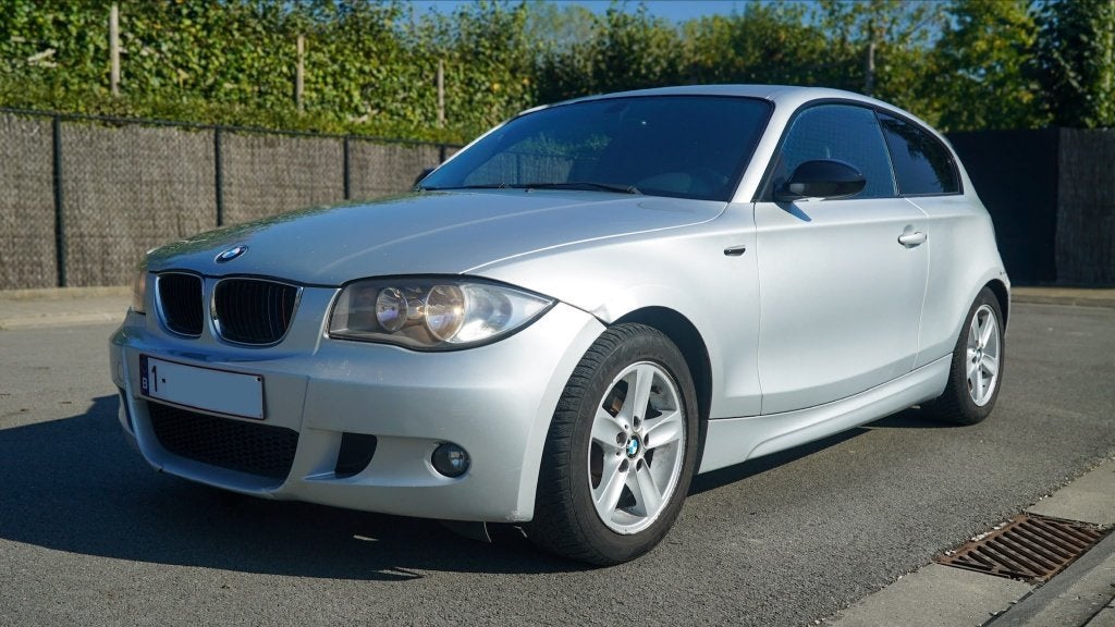 BMW 118d M-Pack, 1385 kg, Zwart, 4 cilinders, Leder en Stof