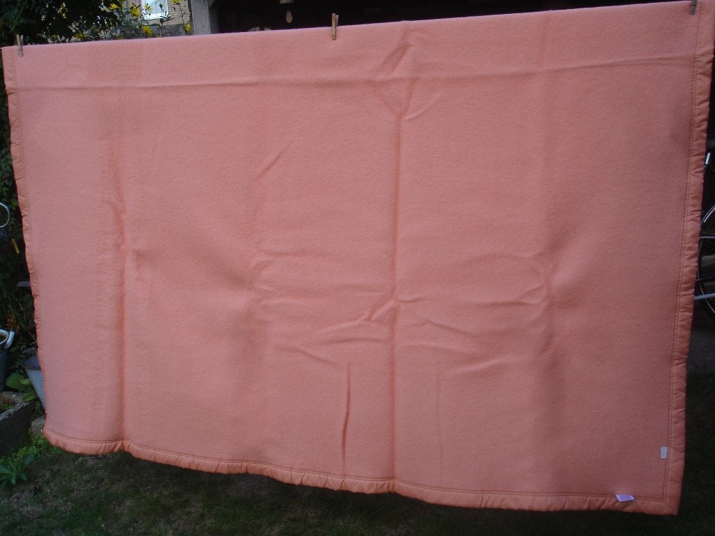 -100 % wollen deken / 2 pers, Neuf, Rose, Autres marques, Laine