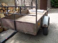 aanhangwagen  met bladvering, Auto diversen, Aanhangers en Bagagewagens, Ophalen, Gebruikt