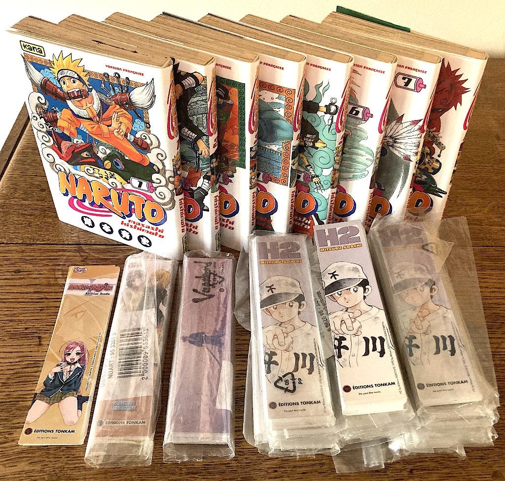 Naruto Tome 1 à 8, M.P. H2, Vagabon, R. Vampire, Pretty F, Comics, Enlèvement ou Envoi, Comme neuf, Naruto