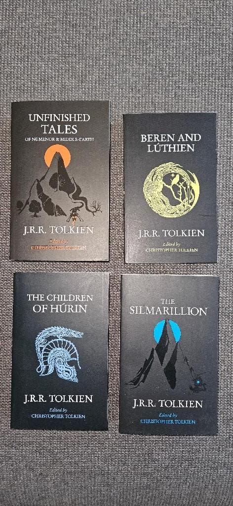 Set van 4 boeken van J.R.R. Tolkien, Ophalen, Zo goed als nieuw, J.R.R. Tolkien