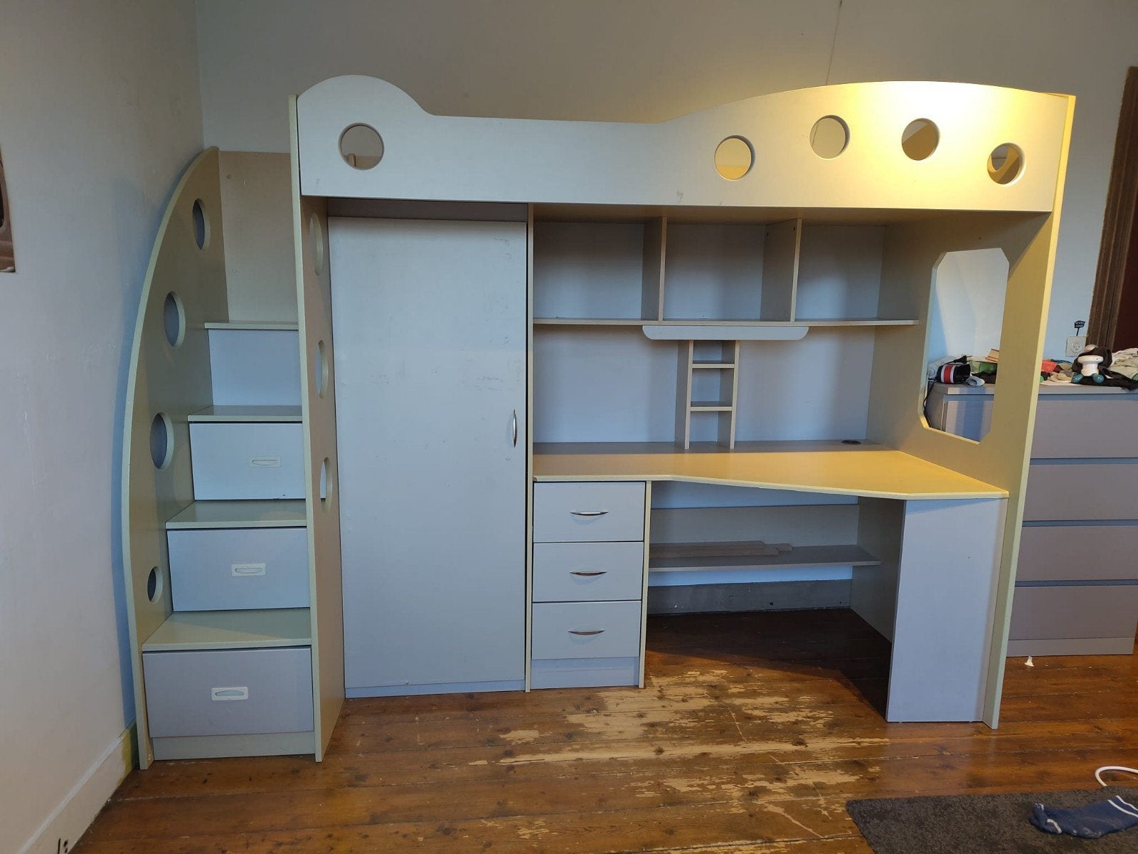lit / bureau / armoire pour enfant, Enlèvement, Utilisé, Lit mezzanine