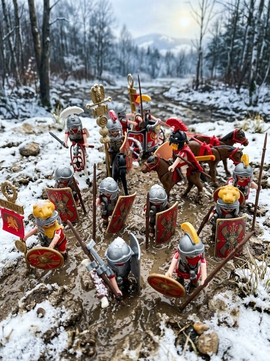 playmobil strijdwagen, ruiters en legioensoldaten, Enfants & Bébés, Historique, Enlèvement ou Envoi, Comme neuf, Figurines