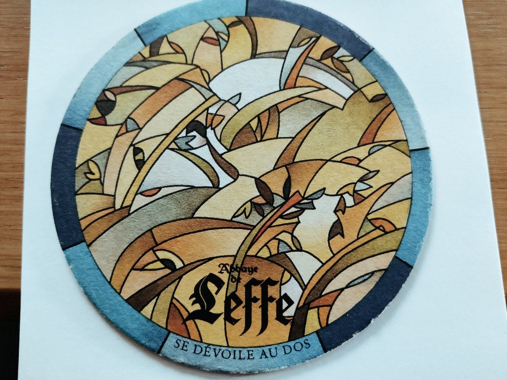 Bierviltje Leffe R/V, Ophalen of Verzenden, Zo goed als nieuw, Viltje(s), Leffe