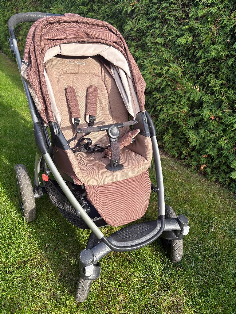 Maxi Cosi Mura Plus 4-wieler met regenhoes, Ophalen, Gebruikt, Maxi-Cosi, Verstelbare rugleuning