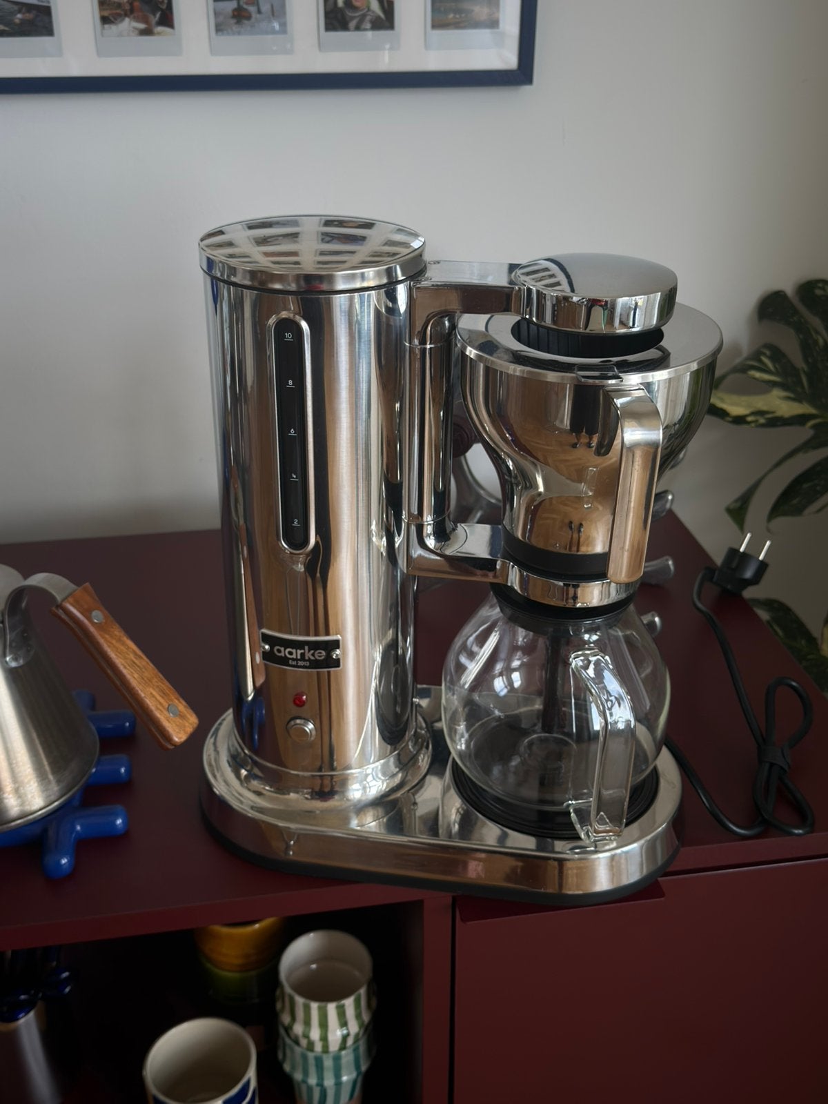 Cafetière Aarke Steel, Enlèvement, Comme neuf