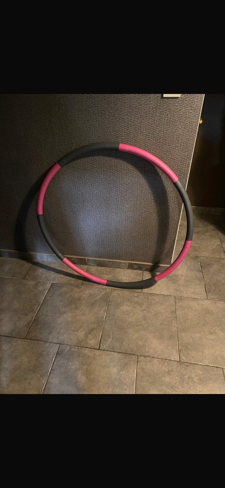 Hoelahoep met gewicht, Sport en Fitness, Ophalen, Met gewicht, Zo goed als nieuw, Hoelahoep