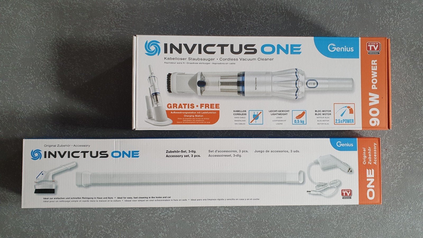 Draadloze stofzuiger Invictus one, Ophalen