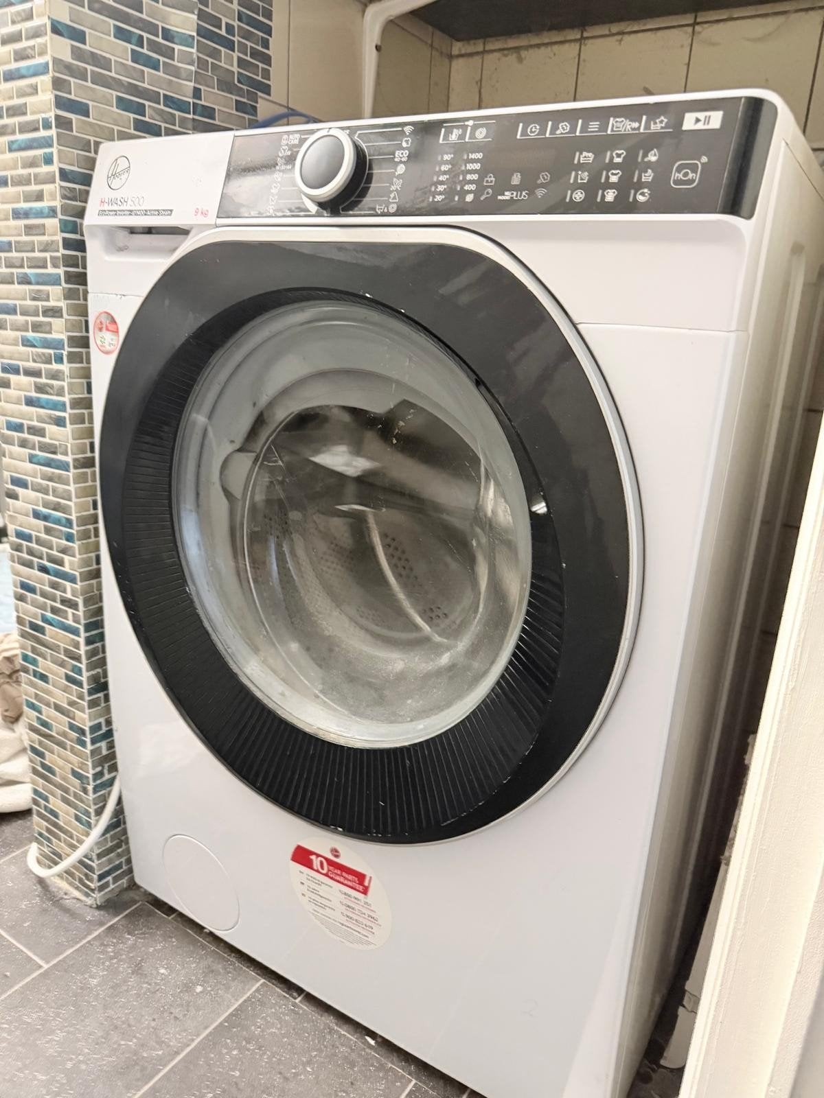 Machine à laver Hoover H-WASH 500 (9kg), 1200 à 1600 tours, Enlèvement, Utilisé, Classe énergétique A ou plus économe