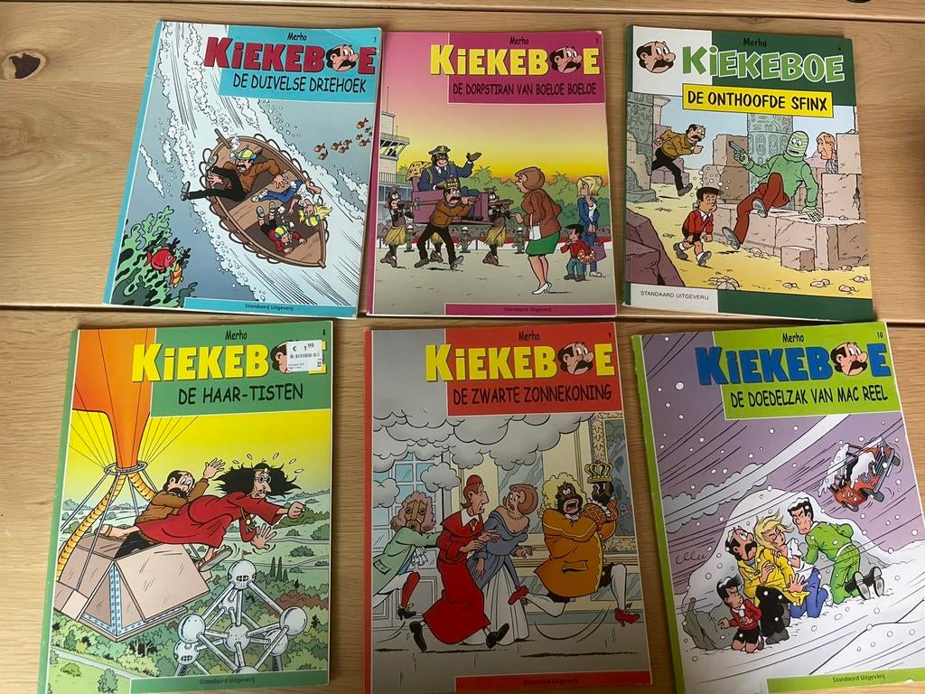 55 strips kiekeboe, Ophalen of Verzenden, Zo goed als nieuw