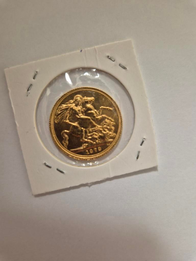 Gouden munt souvereign 1979, Ophalen