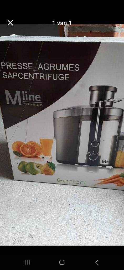 Sapcentrifuge nieuwstaat 1x gebruikt, was kadootje, Ophalen, Sapcentrifuge