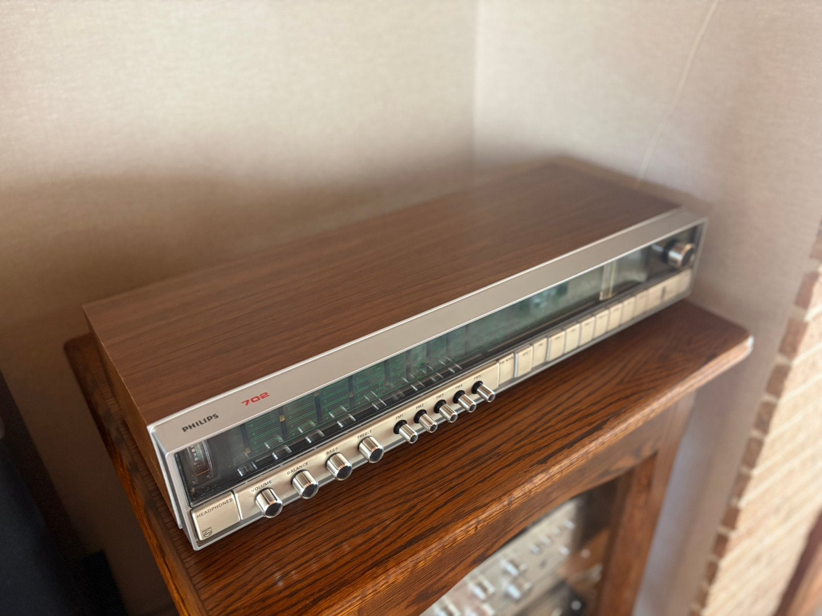 Philips hifi receiver 22RH702, Audio, Tv en Foto, Ophalen of Verzenden, Zo goed als nieuw, Stereo
