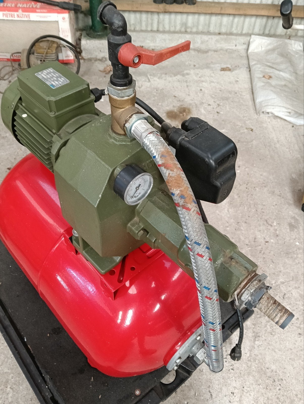Zelfaanzuigende pomp SAER TR7, Ophalen
