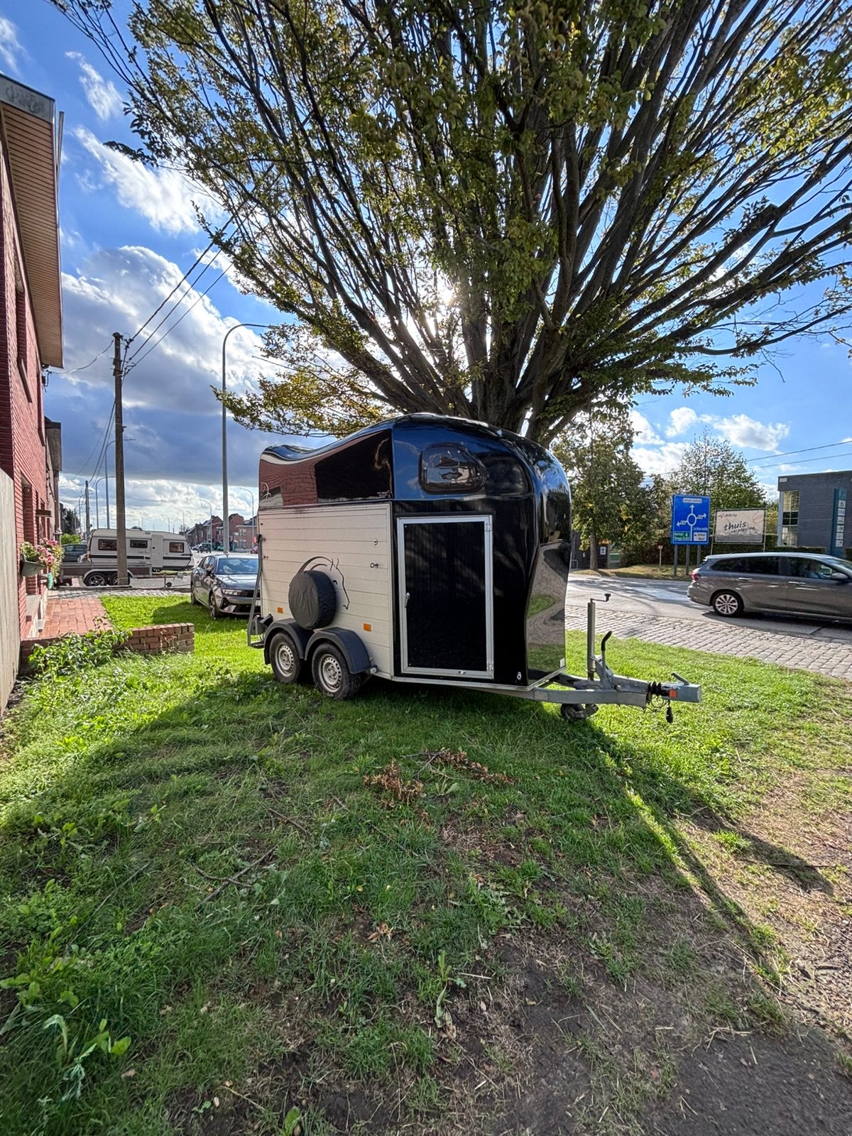 Paarden trailer, Dieren en Toebehoren, Ophalen, Zo goed als nieuw, Aluminium