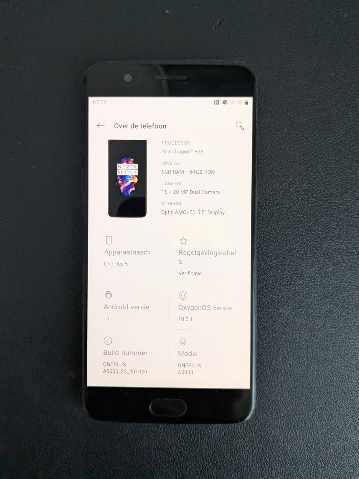 OnePlus 5, Enlèvement ou Envoi, Utilisé, Sans abonnement