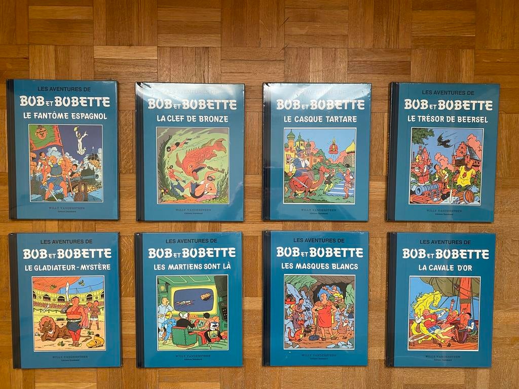BOB ET BOBETTE (lot complet de 8 BD bleues) NEUF ET EMBALLÉ., Série complète ou Série, Enlèvement, Neuf