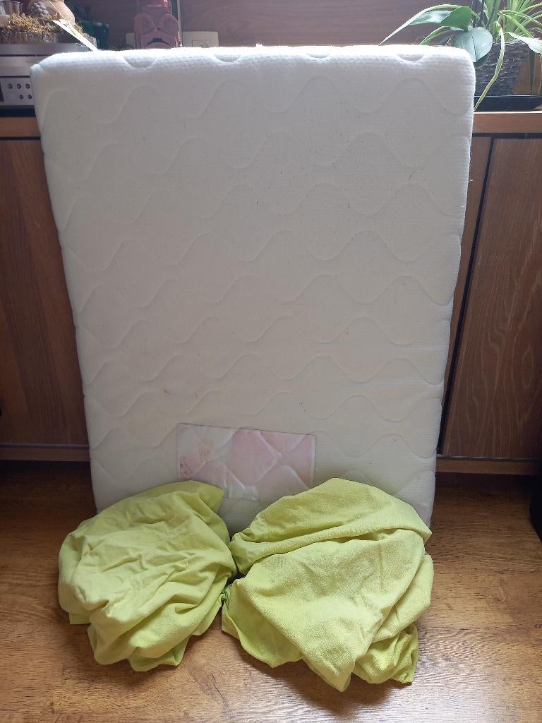 Parkmatras + 2 waterafstotende hoezen, Kinderen en Baby's, Ophalen, Gebruikt, Rechthoekig