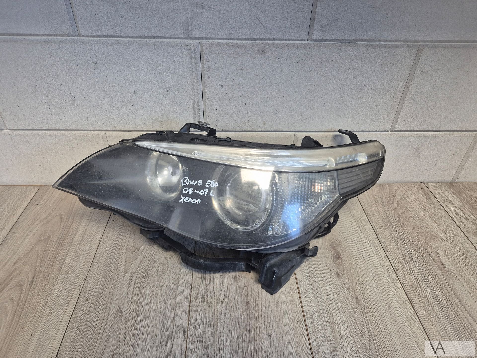 Koplamp links xenon van BMW 5 serie E60 / E61 2005 tot 2007, Gebruikt, -, -, Ophalen of Verzenden