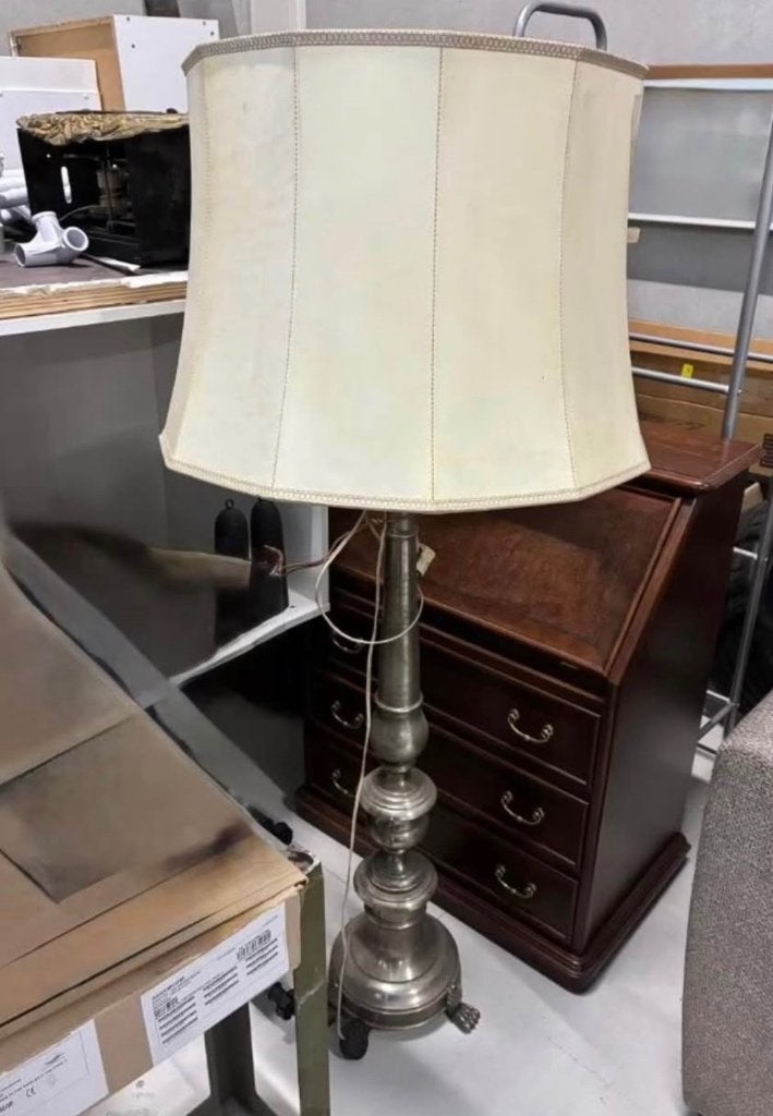 Antiek Grote Staande Lamp, Ophalen