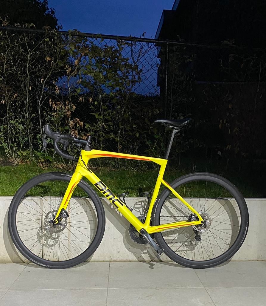 Koersfiets BMC Roadmachine 02 Ultegra Di2 maat 56 + extra’s, Ophalen, Zo goed als nieuw