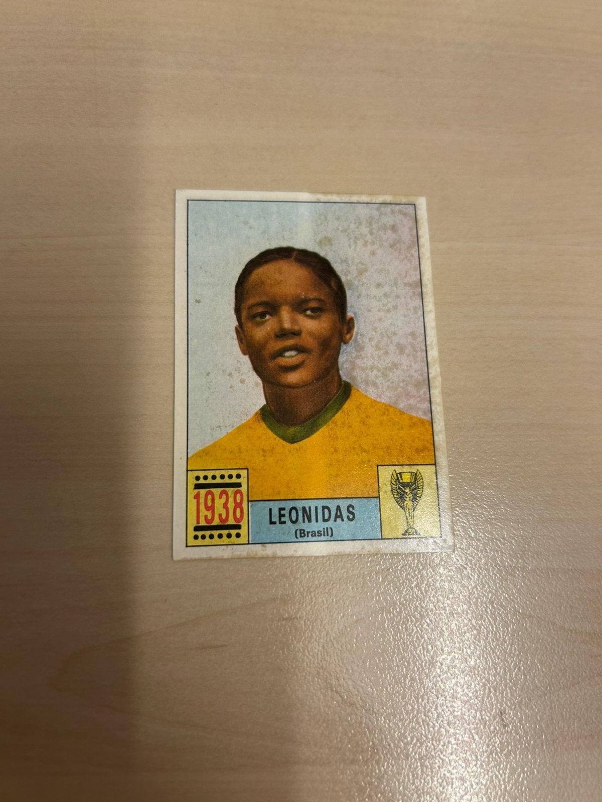 Panini wk 70 Brazilie Leonidas, Ophalen of Verzenden, Gebruikt, Poster, Plaatje of Sticker