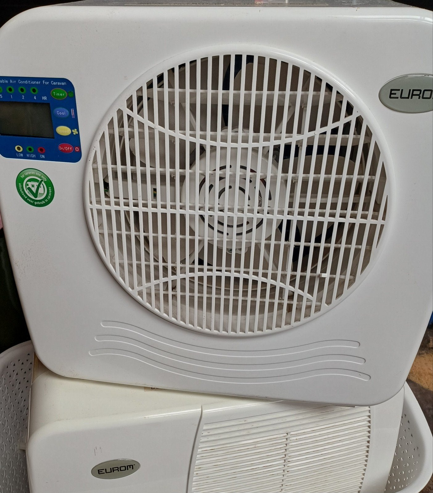 Mobiele split airco, Ophalen