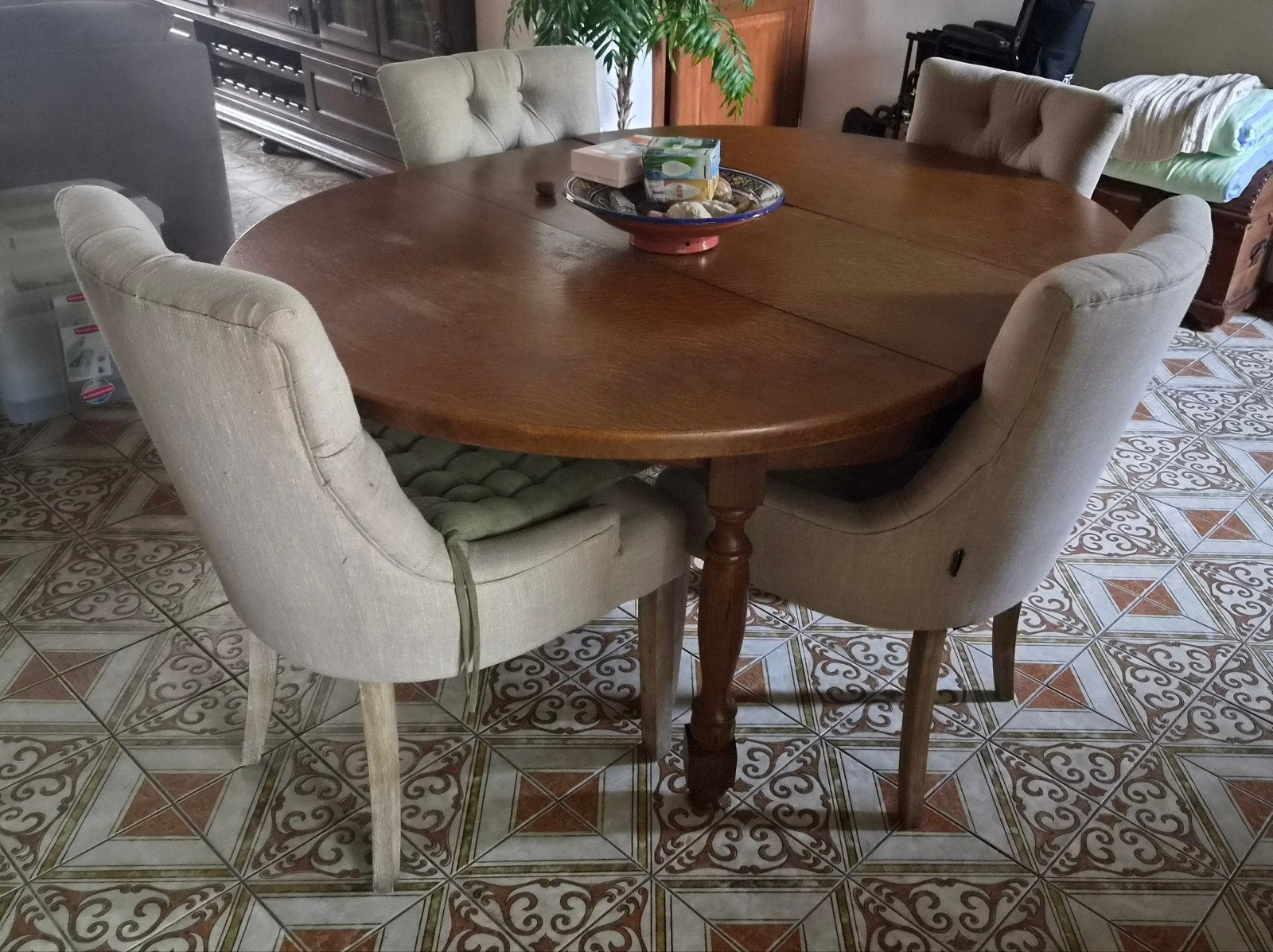Salle à manger en chêne, Enlèvement, Utilisé, Chêne