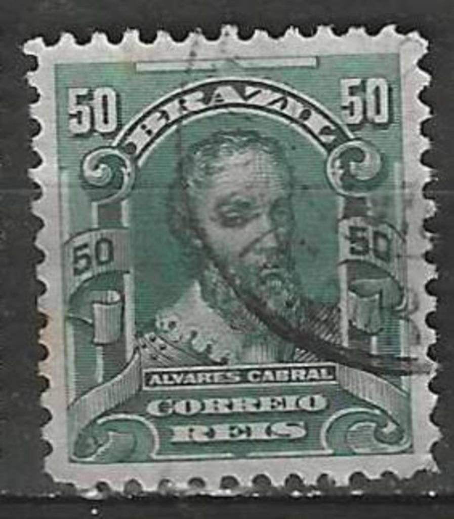 Brazilie 1906/1915 - Yvert 130 - Benjamin de Magalhaes (ST), Postzegels en Munten, Verzenden, Gestempeld