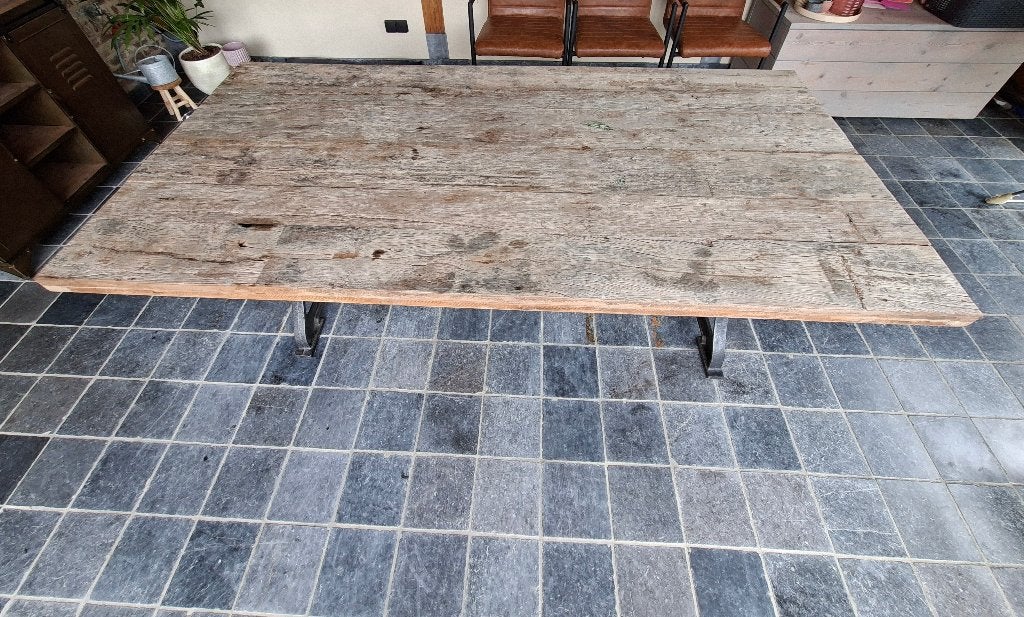 Houten eettafel, 150 à 200 cm, Cinq personnes ou plus, Enlèvement, Utilisé
